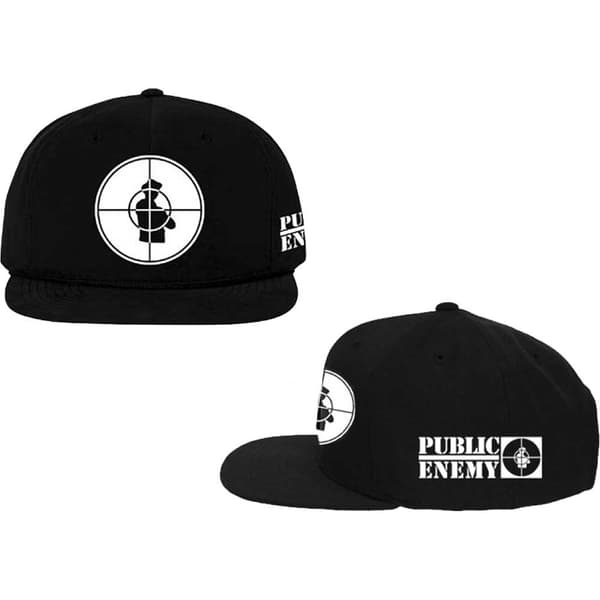 Public Enemy Unisex Snapback Cap: Solid Target
