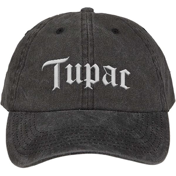 Tupac Unisex Baseball Cap: Gothic Logo