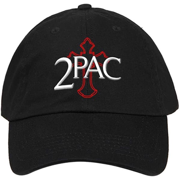 Tupac Unisex Baseball Cap: Cross Logo