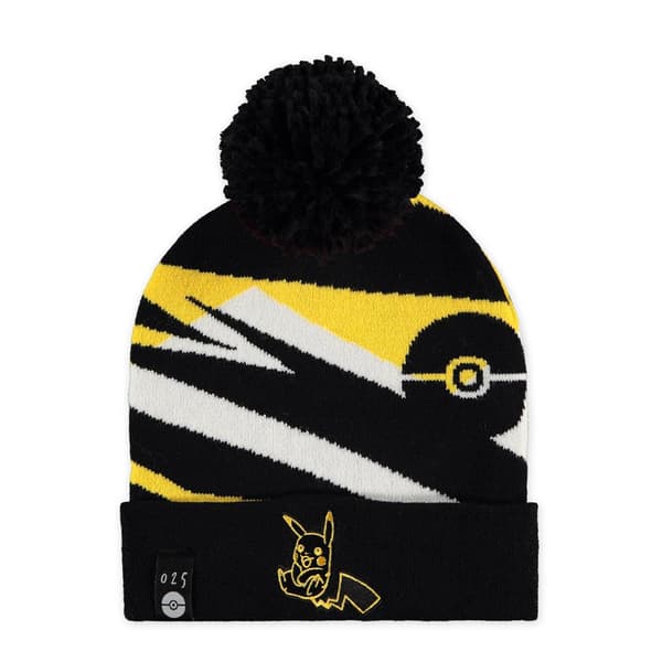 Pokemon Pikachu Beanie And Knitted Gloves Gift Set One Size