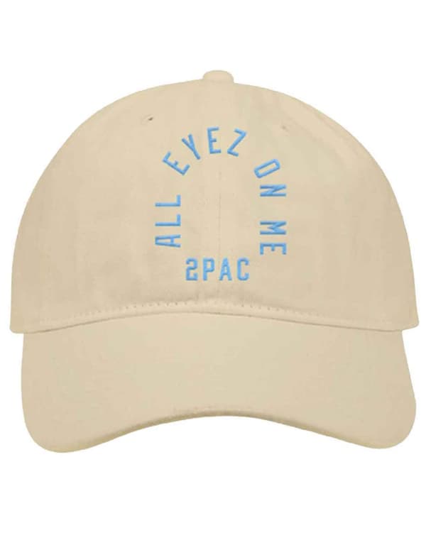 Tupac 2PAC Baseball Cap All Eyez On Me Logo Official Sand Unisex One Size