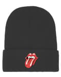 Miniatyrbild 1 av 3: The Rolling Stones Beanie Hat Fang Tongue Band Logo Official Black Unisex One Size