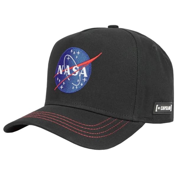 Capslab Space Mission NASA Cap CL-NASA-1-NAS5, basebollkeps, Man, svart, Storlek: One size