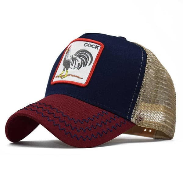 Kepsar djurmotiv Unisex Barn Trucker keps tupp
