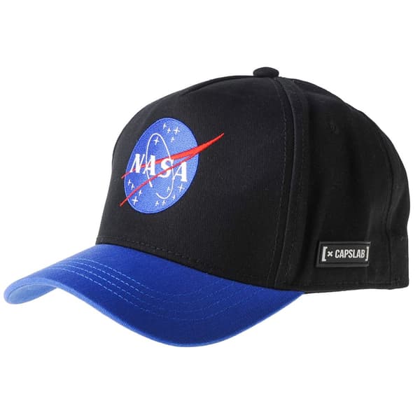 Capslab Space Mission NASA Cap CL-NASA-1-NAS2, basebollkeps, Man, svart, Storlek: One size