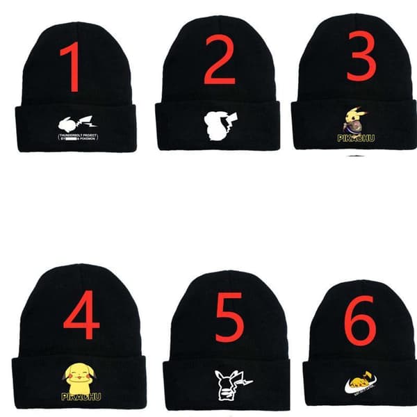Pokemon Picachu Mössa 6 modeller Bästa barn julklappar