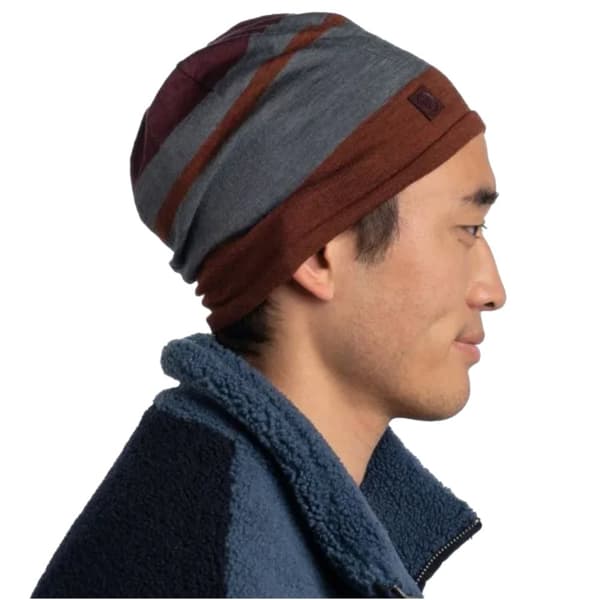 Buff Merino Move Beanie 1302214161000, mössa, Unisex, grå, Storlek: One size
