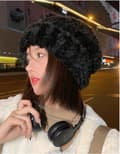 Miniatyrbillede 4 af 4: Dame Warm Hat Vinter Hat Sort