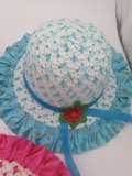 Miniatyrbild 3 av 6: Girls Sun Hats With Ribbon And Flower