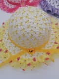 Miniatyrbild 6 av 6: Girls Sun Hats With Ribbon And Flower