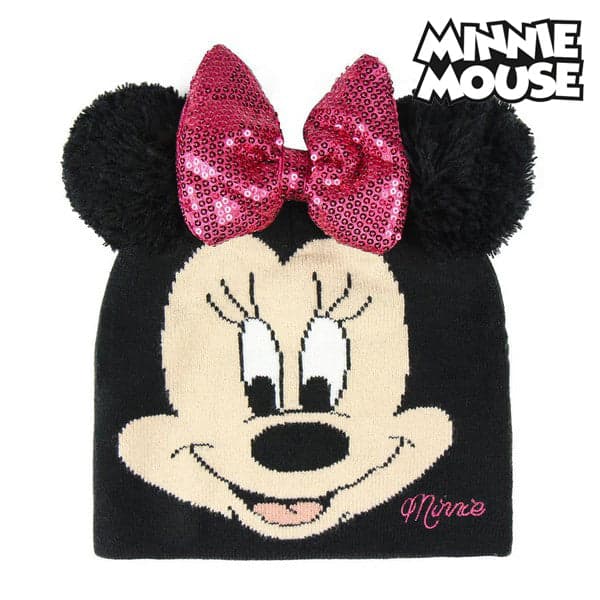 Hat Minnie Mouses face Black
