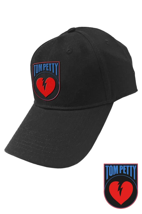 Tom Petty & The Heartbreakers Baseball Cap Heart Break Logo Official Black One Size