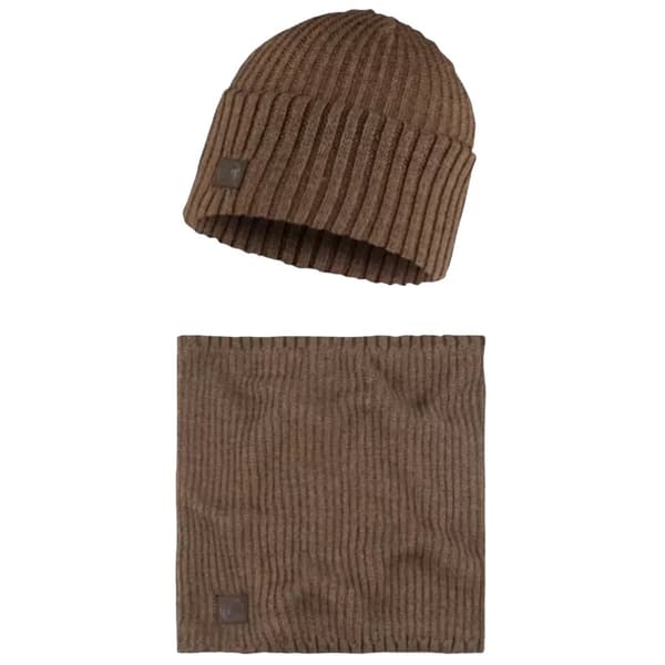Buff Gift Pack Set Beanie and Neckwarmer 1323496511000, mössa, Unisex, brun, Storlek: One size