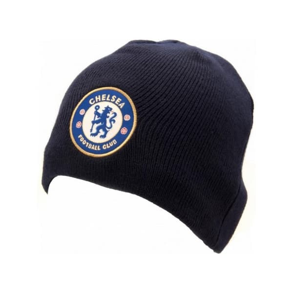 Chelsea FC Unisex voksen Crest strikket hue til voksne