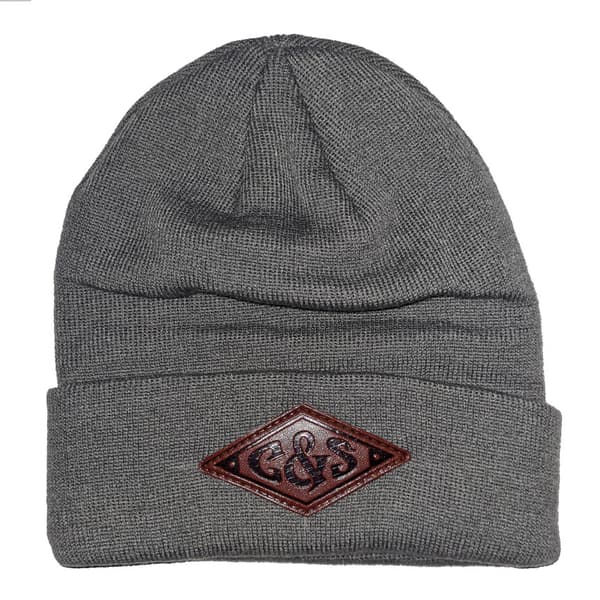 Grey C&S Patch Beanie