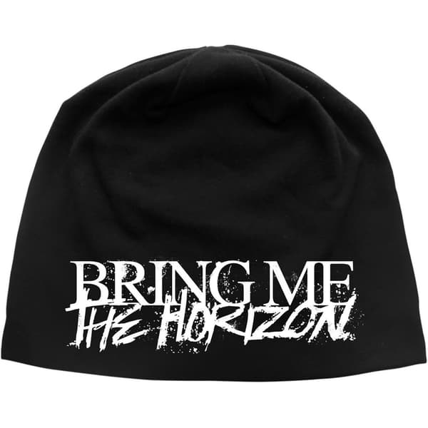 Bring Me The Horizon Unisex Beanie med skräcklogotyp för vuxna Black One Size