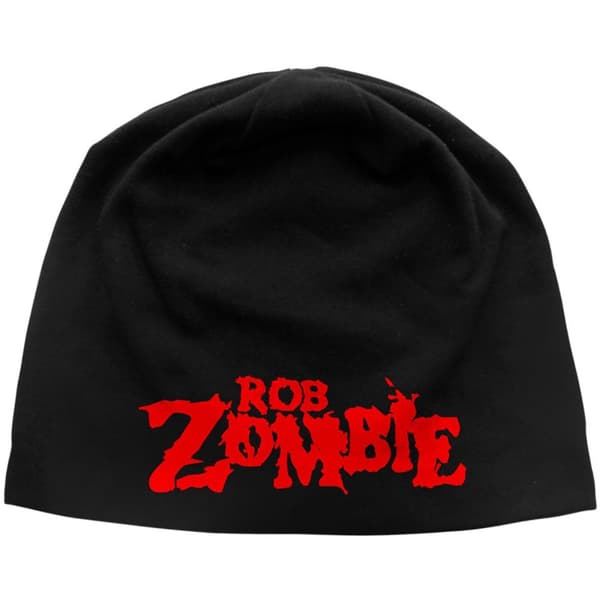 Rob Zombie Unisex Beanie med logotyp för vuxna Black/Red One Size