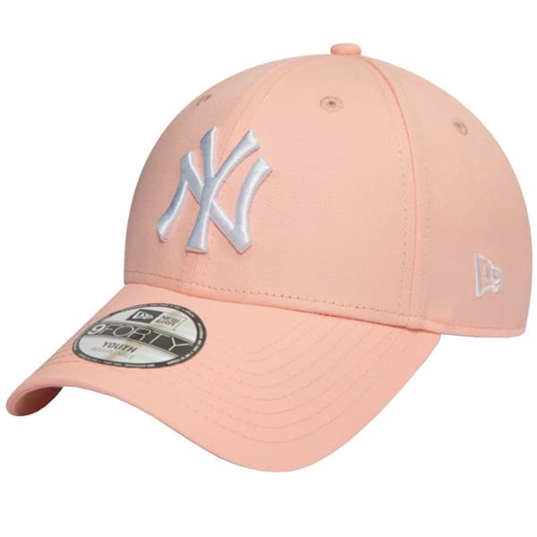 New Era 9FORTY League New York Yankees Kids Cap 12745558, basebollkeps, för Tjej, rosa, Storlek: YOUTH