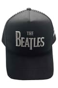 Miniatyrbild 1 av 2: The Beatles Baseball Cap Drop T Band Logo and Apple Official Black trucker One Size