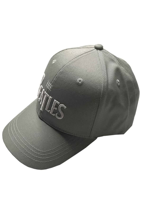 The Beatles Baseball Cap White Drop T Band Logo Official Green One Size