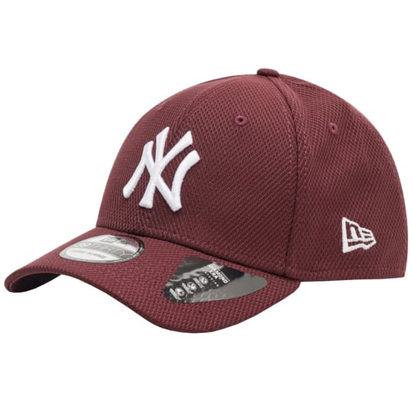 New Era 39THIRTY New York Yankees MLB Cap 12523908, basebollkeps, Man, vinröd, Storlek: S/M