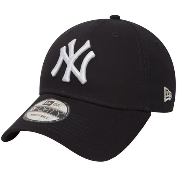 New Era 9FORTY New York Yankees MLB League Basic Cap 10531939, basebollkeps, Man, marinblå, Storlek: OSFA
