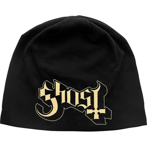 Ghost Unisex Adult Logo Beanie Black One Size