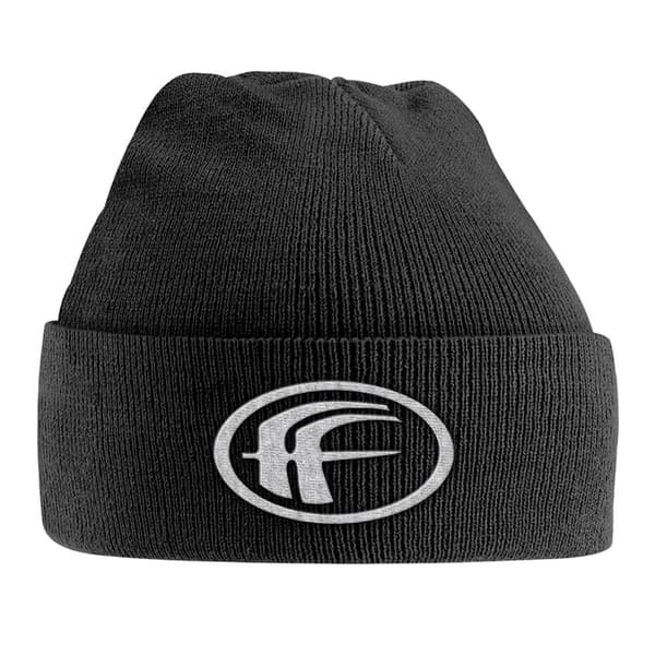 Fear Factory Embroidered Logo Beanie Black/White One Size