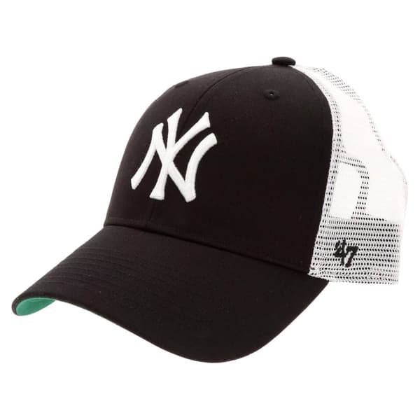 47 Brand New York Yankees MVP Cap B-BRNMS17CTP-BK, basebollkeps, Man, svart, Storlek: One size