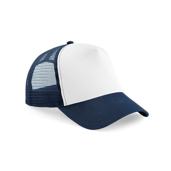 Beechfield Childrens/Kids Contrast Panel Trucker Cap