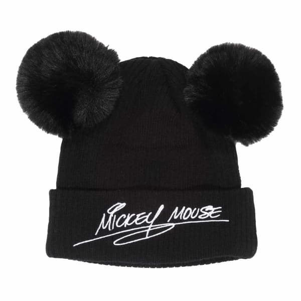 Mickey Mouse & Friends Unisex Adult Beanie Black One Size