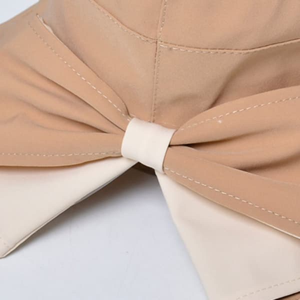 Sommar bowknot bucket hatt