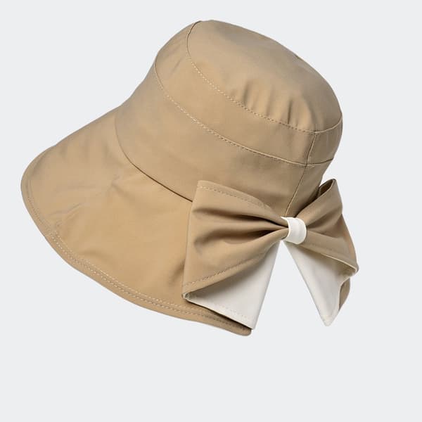 Sommar bowknot bucket hatt