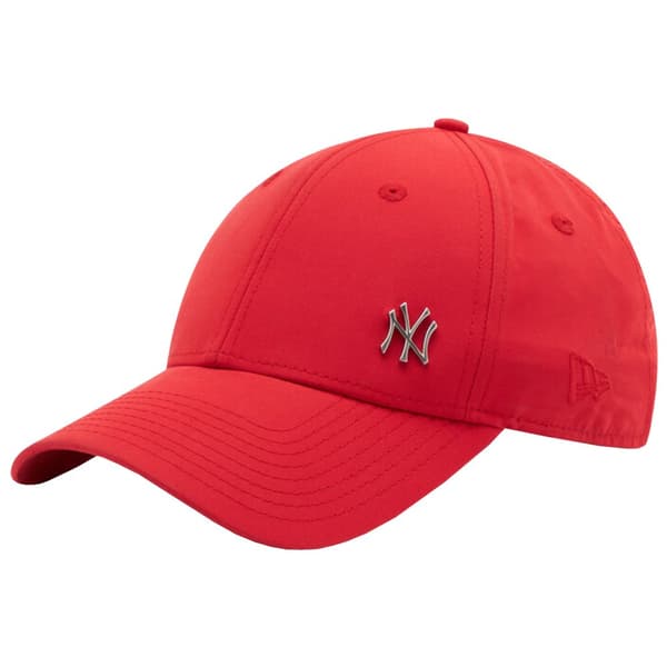 New Era 9FORTY New York Yankees Flawless Cap 11198847, basebollkeps, Unisex, röd, Storlek: OSFA