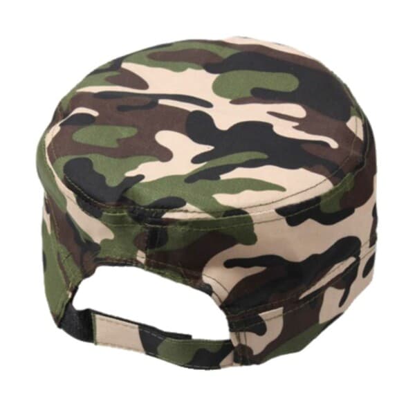 Militärkeps Army Keps Kamouflage Platt Armekeps