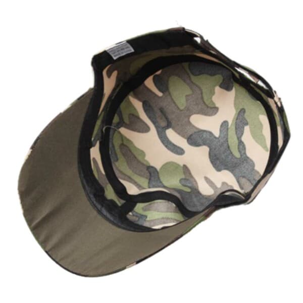 Militärkeps Army Keps Kamouflage Platt Armekeps