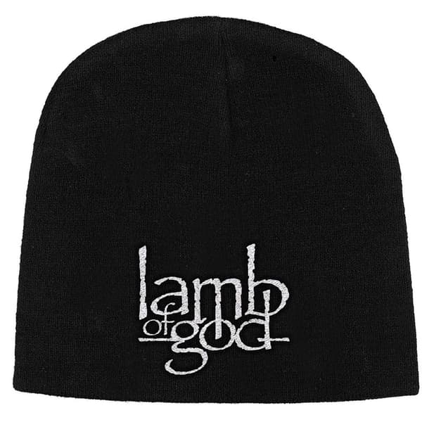 Lamb Of God Logo Beanie Black One Size