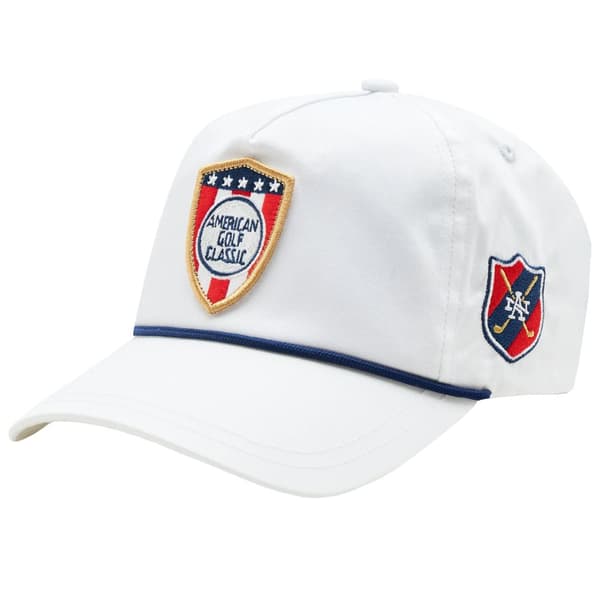 American Needle Lightweight Rope American Golf Classic Cap 19H001A-AMGC, basebollkeps, Man, vit, Storlek: One size