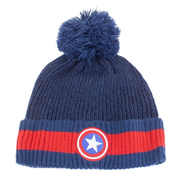 Marvel - Blå och röd Captain America-mössa