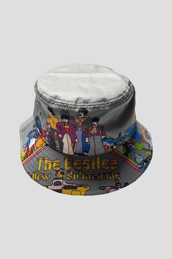 The Beatles Bucket Hat Yellow Submarine Official Unisex Grey