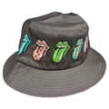 Miniatyrbild 2 av 4: The Rolling Stones Bucket Hat Multi Tongue Pattern Official Unisex Grey