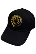 Miniatyrbild 1 av 3: Blink-182 Baseball Cap Yellow Six Arrow Smile Band Logo Official Black One Size