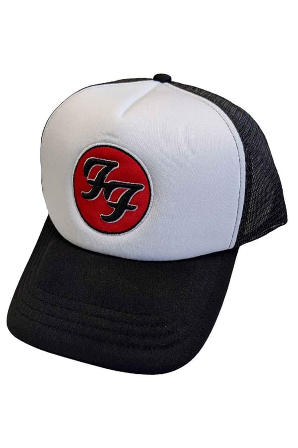 Foo Fighters Baseball Cap FF Band Logo Official Black Trucker One Size