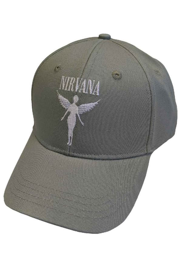 Nirvana Baseball Cap Angelic Mono Band Logo Official Green One Size