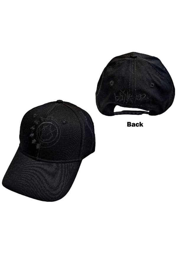 Blink-182 Baseball Cap Black Six Arrow Smile Official Black One Size