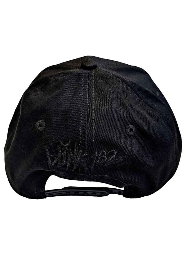 Blink-182 Baseball Cap Black Six Arrow Smile Official Black One Size