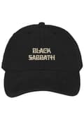 Miniatyrbild 2 av 2: Black Sabbath Baseball Cap Text Band Logo Official Black One Size