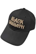 Miniatyrbild 1 av 2: Black Sabbath Baseball Cap Text Band Logo Official Black One Size