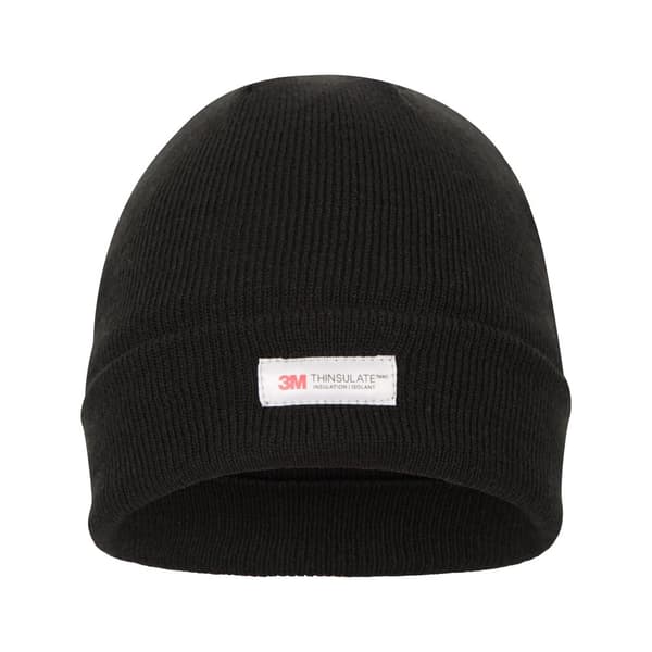 Mountain Warehouse Childrens/Kids Knitted Thinsulate Beanie Black L