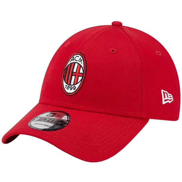 New Era Core 9FORTY AC Milan Cap 60363653, basebollkeps, Man, röd, Storlek: OSFM